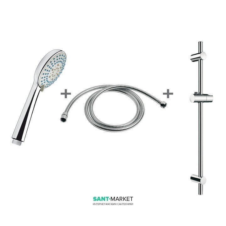 Душевой гарнитур Jika Rio с ручным душем хром H3651R00043731