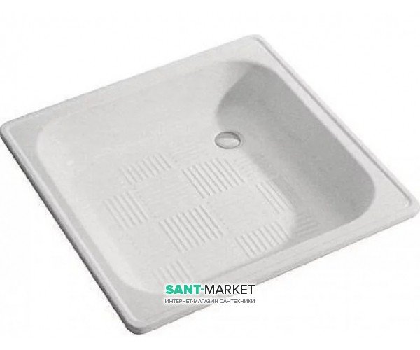 Душовий піддон Jika Sofia Antislip квадратний 90x90 см сталь білий H2140900000111