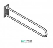 Поручень для ванной Jika Universum 80 см откидной нержавеющая сталь H3897250030001