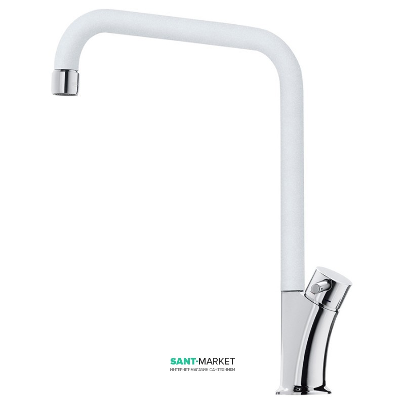 Смеситель для кухни Franke Galileo однорычажный латунь хром/белый 115.0289.844