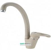 Смеситель для кухни Franke Vega однорычажный латунь покрытие Fragranit бежевый 115.0275.361