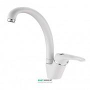 Смеситель для кухни Franke Vega однорычажный латунь покрытие Fragranit белый 115.0275.366