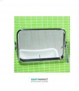 Зеркало для ванной Jika Universum регулируемое нержавеющая сталь H3897170030001