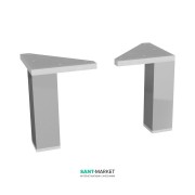 Ножки для мебели в ванную Jika Lyra Plus хром H4944010390001
