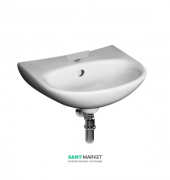 Раковина для ванної Jika Zeta 40х32 см підвісна без отвору H8153930001091