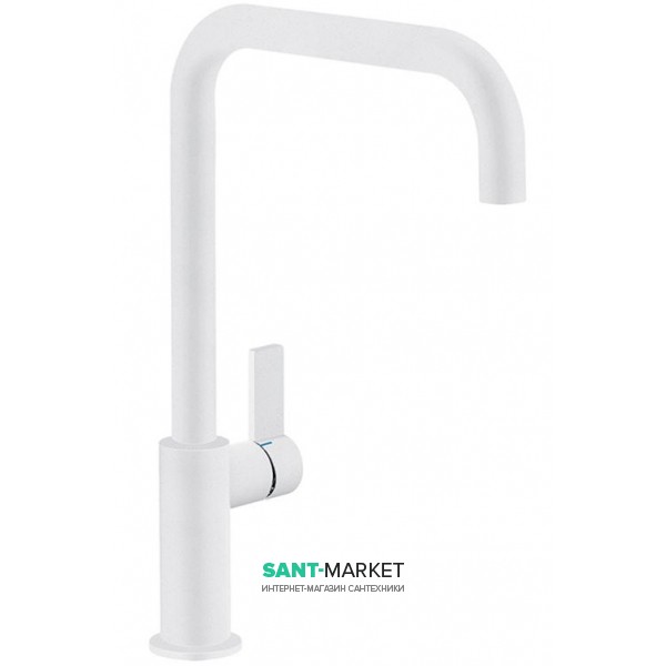 Смеситель для кухни Franke Elegance однорычажный латунь покрытие Fragranit белый 115.0296.804