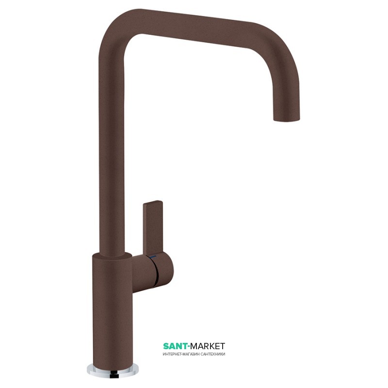 Смеситель для кухни Franke Elegance однорычажный латунь покрытие Fragranit шоколад 115.0296.809