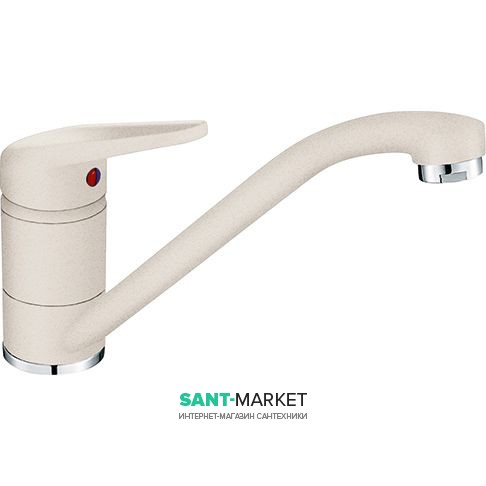 Смеситель для кухни Franke Novara-Plus однорычажный латунь покрытие Fragranit ваниль 115.0470.652