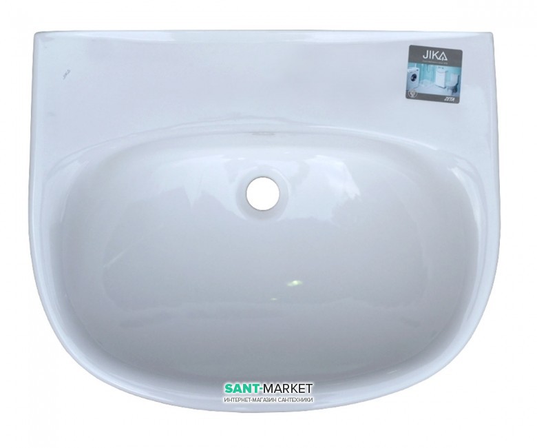 Раковина для ванной Jika Zeta 60х47 см подвесная без отверстия H8103920001091