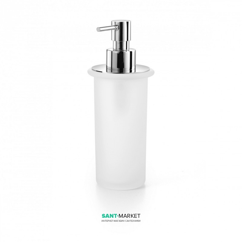 Дозатор для жидкого мыла Lineabeta Baketo хром/стекло матовое 55006.81