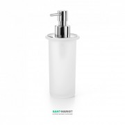 Дозатор для жидкого мыла Lineabeta Baketo хром/стекло матовое 55006.81