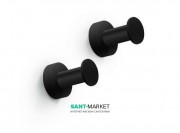 Крючки для ванной Lineabeta Baketo латунь черный матовый 5208.22