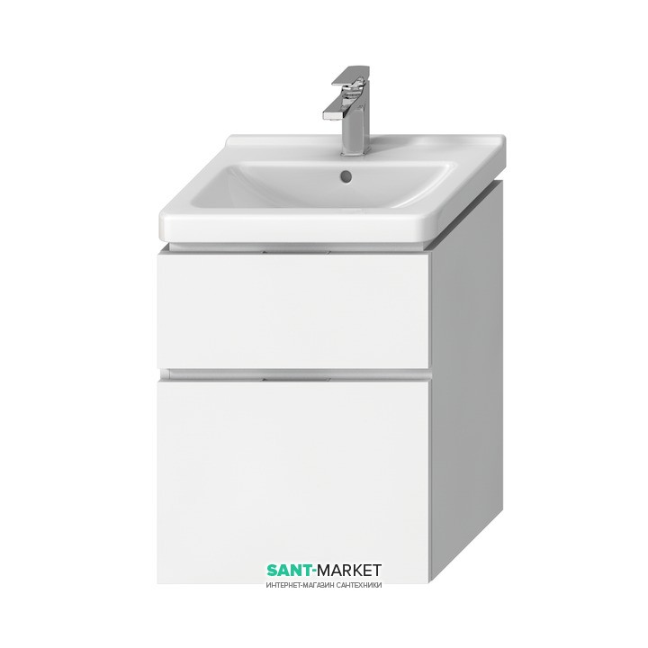 Тумба подвесная под раковину Jika Cubito 55 см белый H40J4224025001