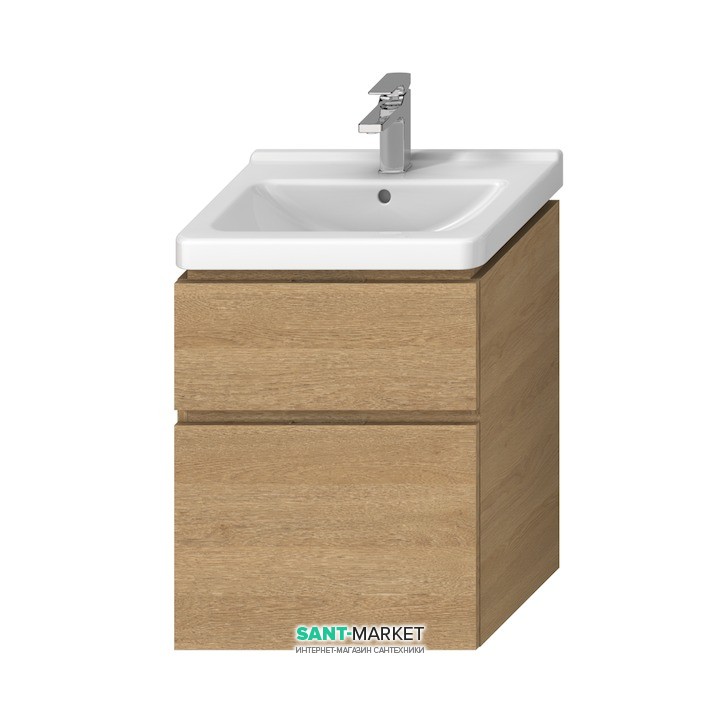 Тумба подвесная под раковину Jika Cubito 55 см дуб H40J4224025191