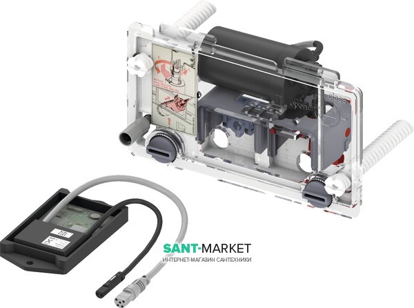 Блок панелі змиву TECE TECEplanus для унітазу харчування від батареї 12 В бездротової 9240355