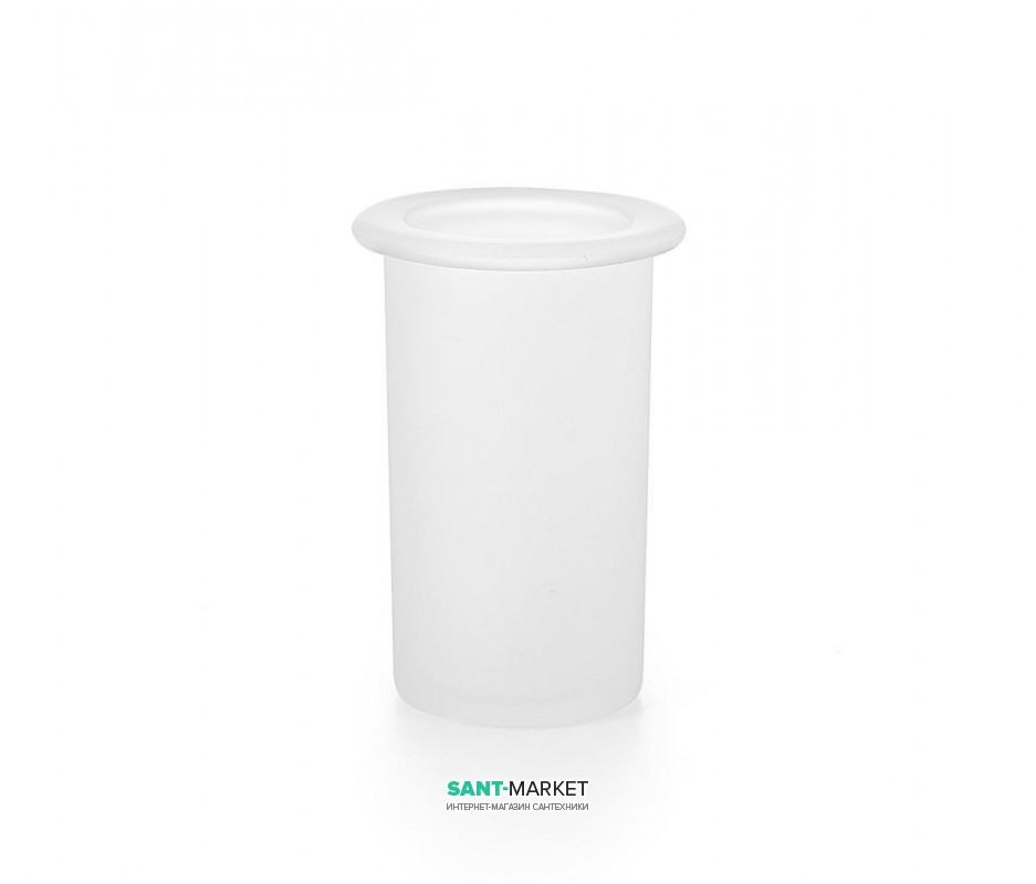 Cтакан для зубних щіток Lineabeta Baketo скло матове 55003.81