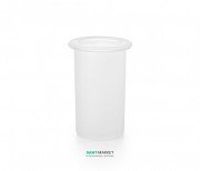 Cтакан для зубных щеток Lineabeta Baketo стекло матовое 55003.81