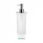 Дозатор для жидкого мыла Lineabeta Baketo хром/стекло матовое 55006.81