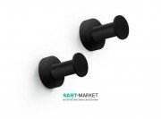Крючки для ванной Lineabeta Baketo латунь черный матовый 5208.22
