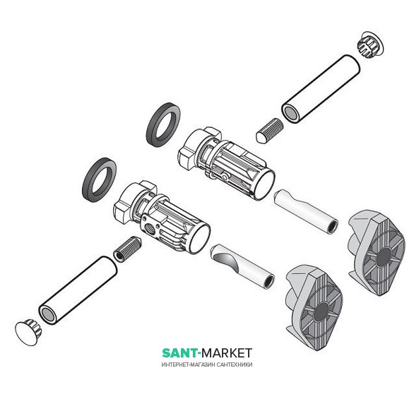 Комплект кріплень Jika EasyFit для підвісних унітазів і біде H8928380000001