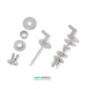 Петли для сидения с крышкой для унитаза Jika Baby пластик белый H8925180000001