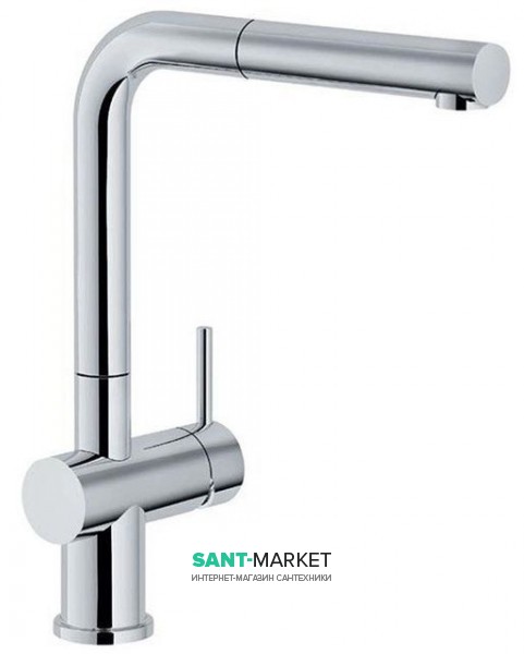 Смеситель для кухни Franke Active Plus Doc однорычажный с выносным изливом латунь хром 115.0373.770