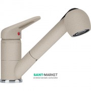 Змішувач для кухні Franke Novara-Plus змішувач з виносним зливом латунь покриття Fragranit цукру 115.0470.663