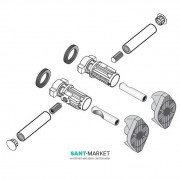 Комплект креплений Jika EasyFit для подвесных унитазов и биде H8928380000001