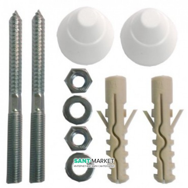 Кріплення для пісуара Jika Golem з білими ковпачками H8903490008901