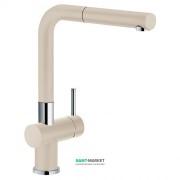 Змішувач для кухні Franke Active Plus Doc змішувач з виносним зливом латунь покриття Fragranite хром / бежевий 115.0373.884
