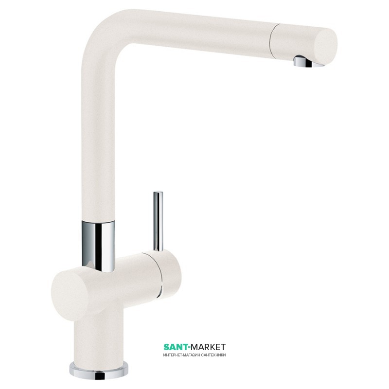 Смеситель для кухни Franke Active Plus однорычажный латунь покрытие Fragranite хром/ваниль 115.0373.800