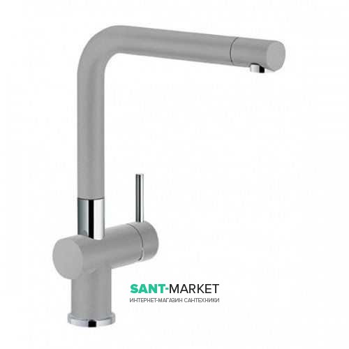 Смеситель для кухни Franke Active Plus однорычажный латунь покрытие Fragranite хром/серый камень 115.0373.818