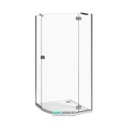 Душевая кабина Jika Pure 89.5х89.5 см  профиль хром прозрачное стекло H2534220026681  