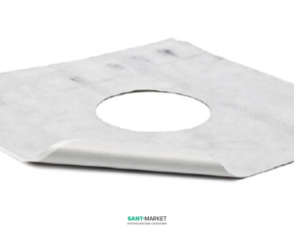 Гідроізоляційний фартух МСН 370х370 мм з отвором 391/1