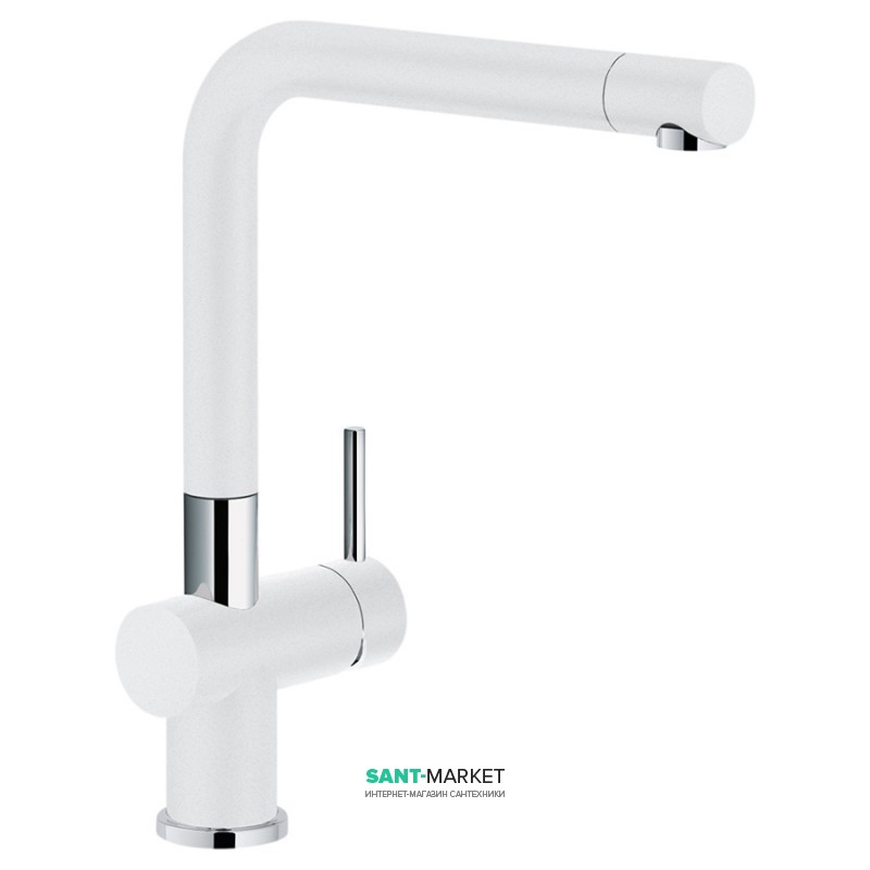 Змішувач для кухні Franke Active Plus змішувач латунь покриття Fragranite хром / білий 115.0373.817