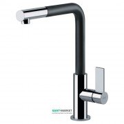 Смеситель для кухни Franke Neptune Evo однорычажный с выносным изливом латунь хром/черный 115.0373.945