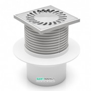 Сливной трап с гидрозатвором  MCH с вертикальным выпуском DN 50 белый 421 L