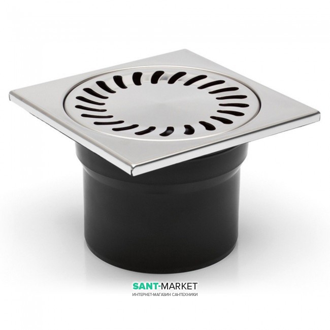 Зливний трап з гідрозатворів MCH з вертикальним випуском DN 110 білий 323 N