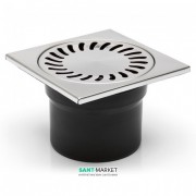 Зливний трап з гідрозатворів MCH з вертикальним випуском DN 110 білий 323 N