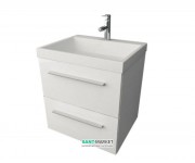 Тумба з раковиною Kolpa-san Jolie 60 підвісна білий 521518