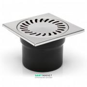 Зливний трап з гідрозатворів MCH з вертикальним випуском DN 110 білий 323 N