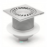 Сливной трап с сухим сифоном MCH Neptun с вертикальным выпуском DN 50 нержавеющая сталь 440 XL