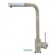 Змішувач для кухні Franke Sirius змішувач з виносним зливом латунь покриття Fragranite хром / цукру 115.0476.821