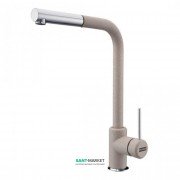 Змішувач для кухні Franke Sirius змішувач з виносним зливом латунь покриття Fragranite хром / бежевий 115.0476.822