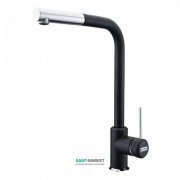 Змішувач для кухні Franke Sirius змішувач з виносним зливом латунь покриття Fragranite хром / онікс 115.0476.827