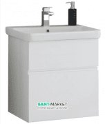 Тумба с раковиной Kolpa-san Oxana OUO 60 WH подвесная белый 507161