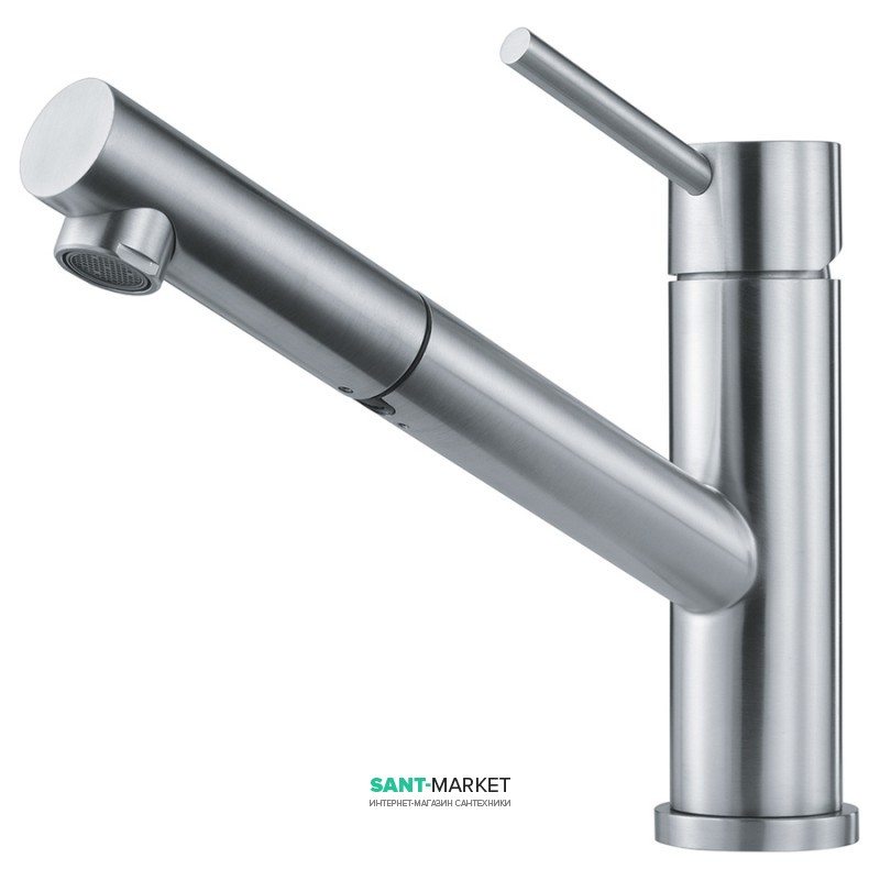 Змішувач для кухні Franke Orbit змішувач з виносним зливом нержавіюча сталь115.0569.461