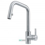 Смеситель для кухни Franke Kubus однорычажный с выносным изливом нержавеющая сталь 115.0529.207