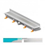 Жолоб водостічний МСН 650 мм з вертикальним фланцем і матовою гратами Класик CH 650 KN 3