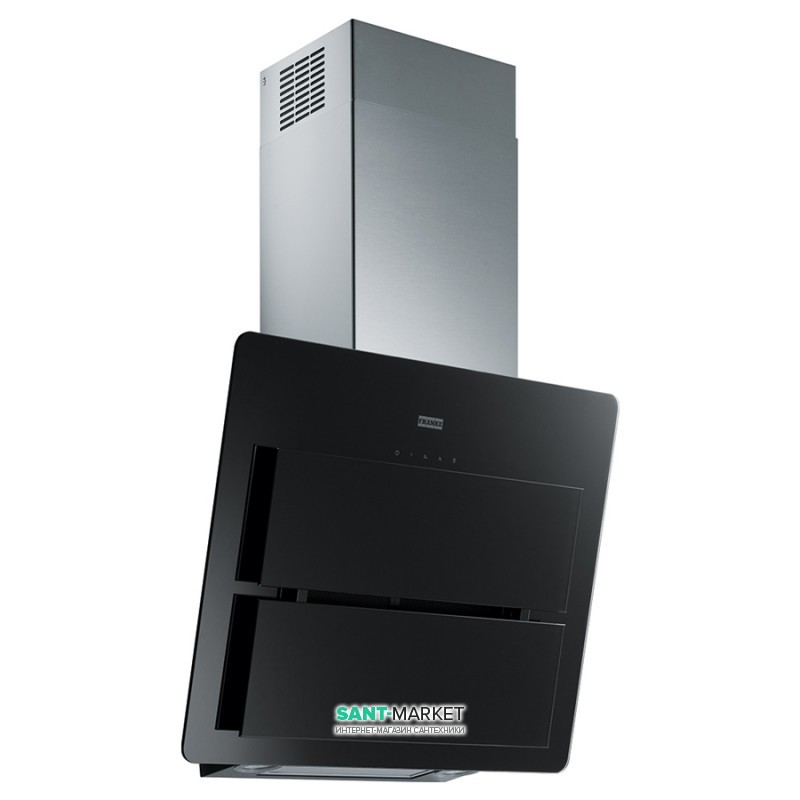 Вытяжка для кухни пристенная Franke Maris FMA 605 BK LED нержавеющая сталь/черное стекло 110.0437.300